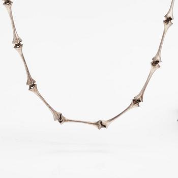 Björn Weckström, A stering silver necklace "Aranda". Lapponia 1978.