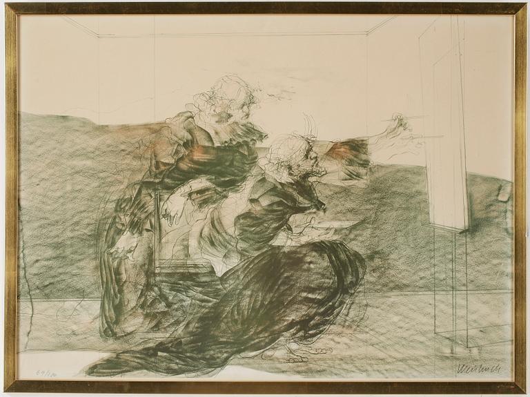 CLAUDE WEISBUCH, färglitografi, 3 st, signerad och numrerade.