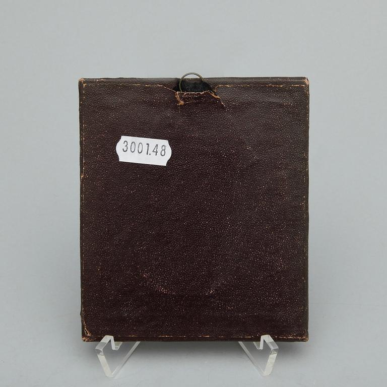OKÄND KONSTNÄR, miniatyrmålning, empire, gouache, 1800-tal.