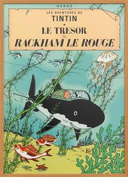 Hergé, 24 offset prints "Tintin".