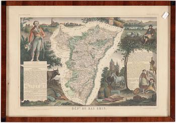GRAFISKA BLAD, 2 stycken, 1800-tal.
