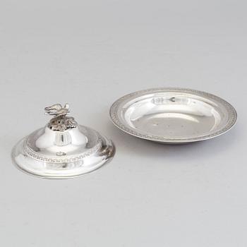 A silver bowl from the Ottoman empire, probably. Total weight 189 grams.