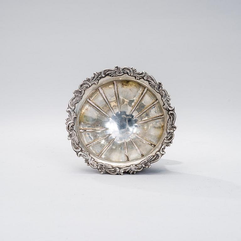 JALALLINEN SOKERIKKO, hopeaa, Johan Lindroos, Kristiinankaupunki 1854. Paino 168 g.