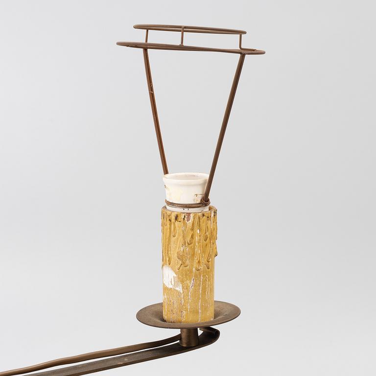 A floor lamp, 1940s.
