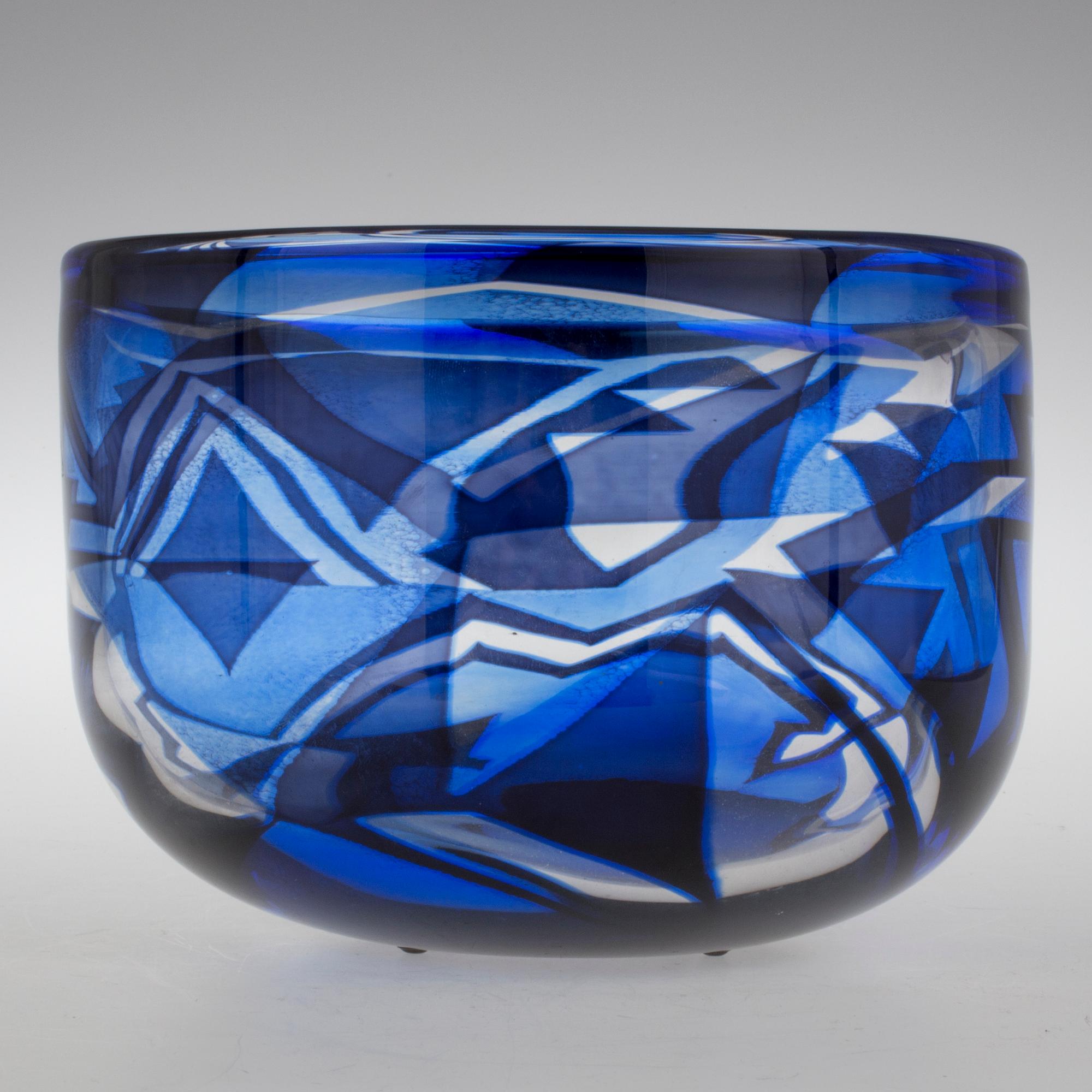 SKÅL, glas. Eva Englund, Orrefors, Graal, 1988.