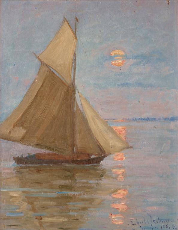 Edvard Westman, The boat.