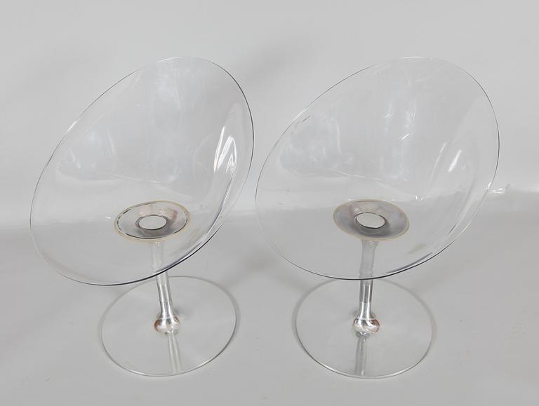 STOLAR, 1 par, "Eros", Philippe Starck, Kartell, Italien, 1900-/2000-tal.