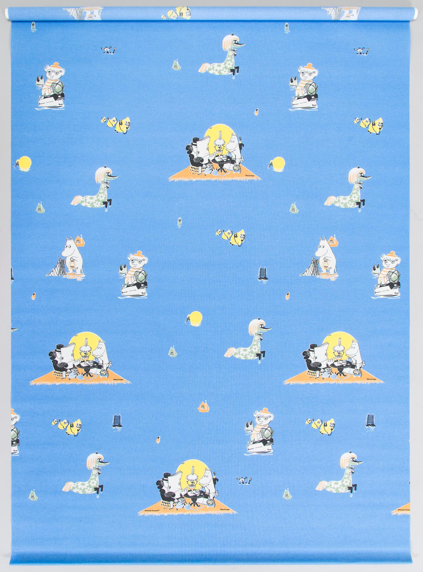 Rullakaihtimet, 3 kpl, "Muumit", valmistaja Pisla Oy 2000-luvun alku.