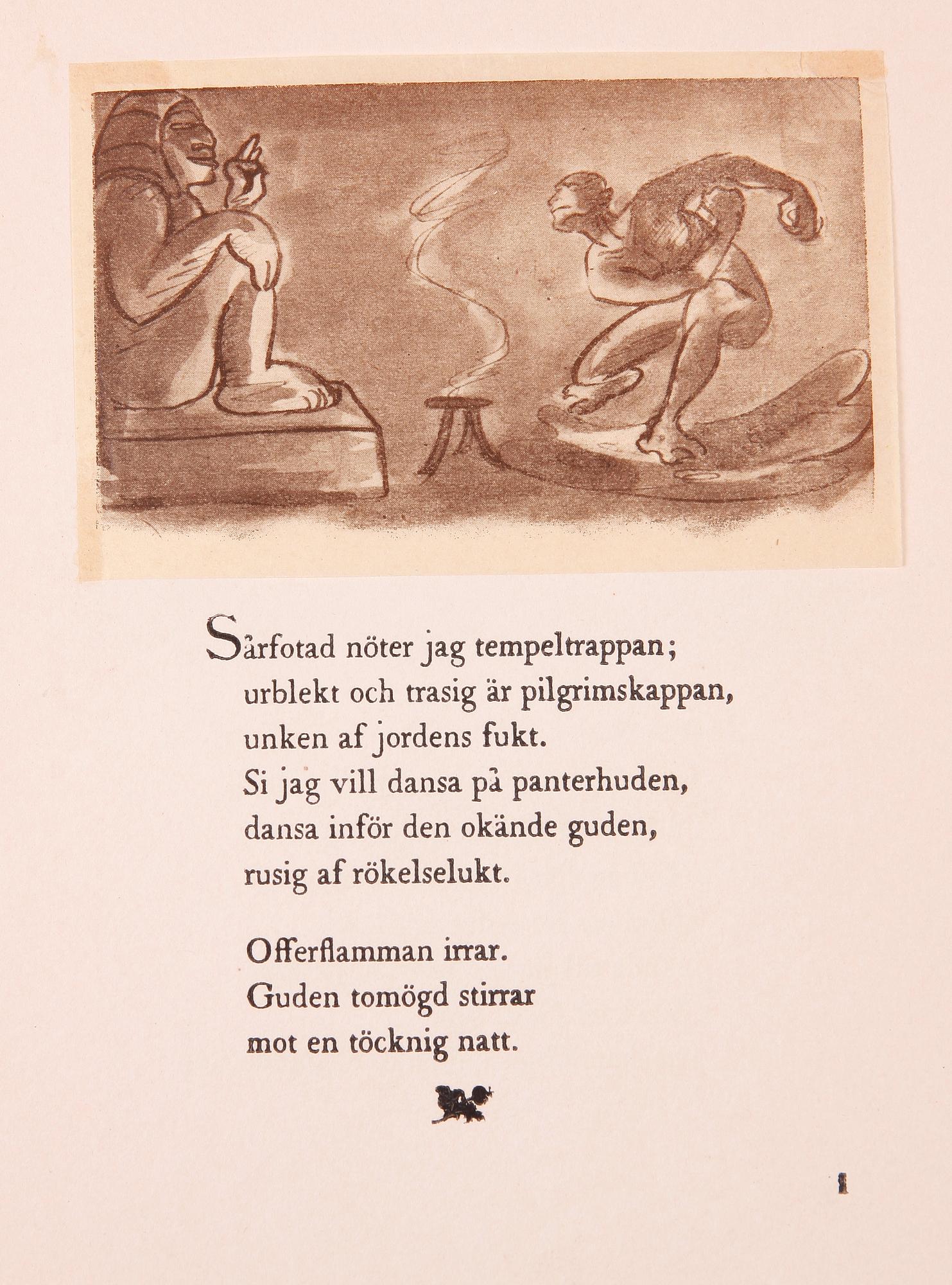DIKTBOK, "Dikter", Harriet Löwenhjelm. 1919.