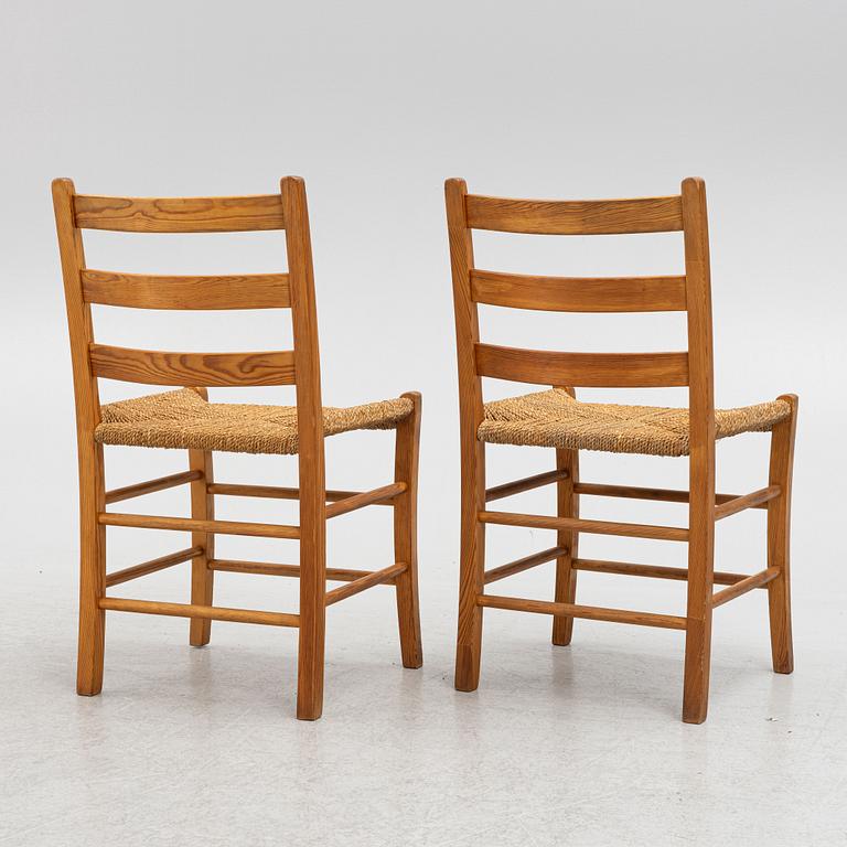 Chairs, 4 pcs, second half of the 20th century.