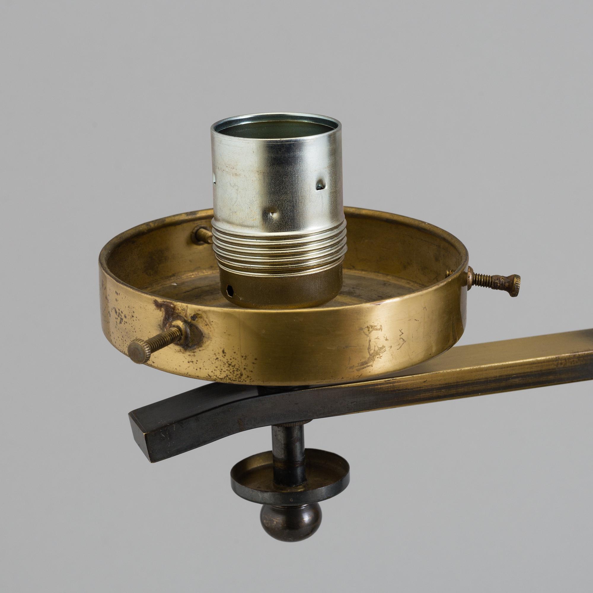 VÄGGLAMPA, funkis, 1930-tal.