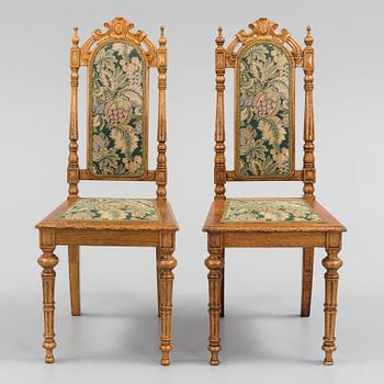 STOLAR, 6 st, nyrenässans, 1800-talets slut.
