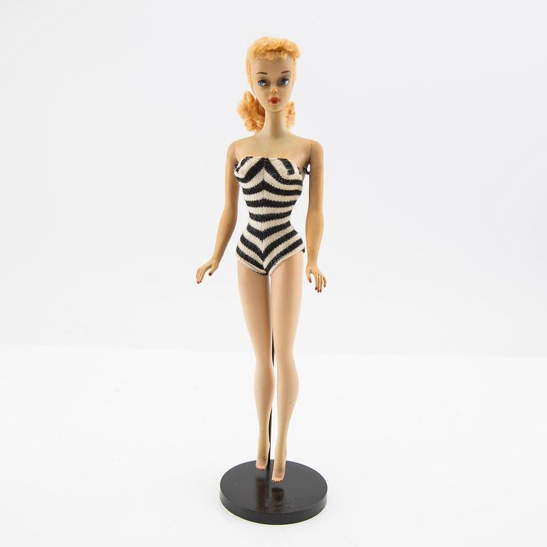 Barbie doll, vintage "Nr.3 Ponytail", Mattel 1960.