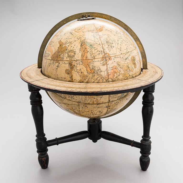 Himmelsglob, J & W. Newton, London 1.7. 1820.