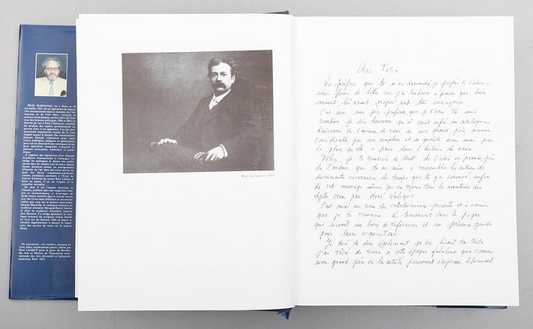 BOK, "René Lalique 1860-1945 maître-verrier analyse de l'oeuvre et catalogue raisonné", Félix Marcilhac.