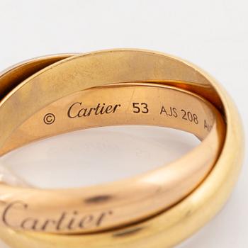Cartier, Ring, "Trinity", 18K guld i tre färger.