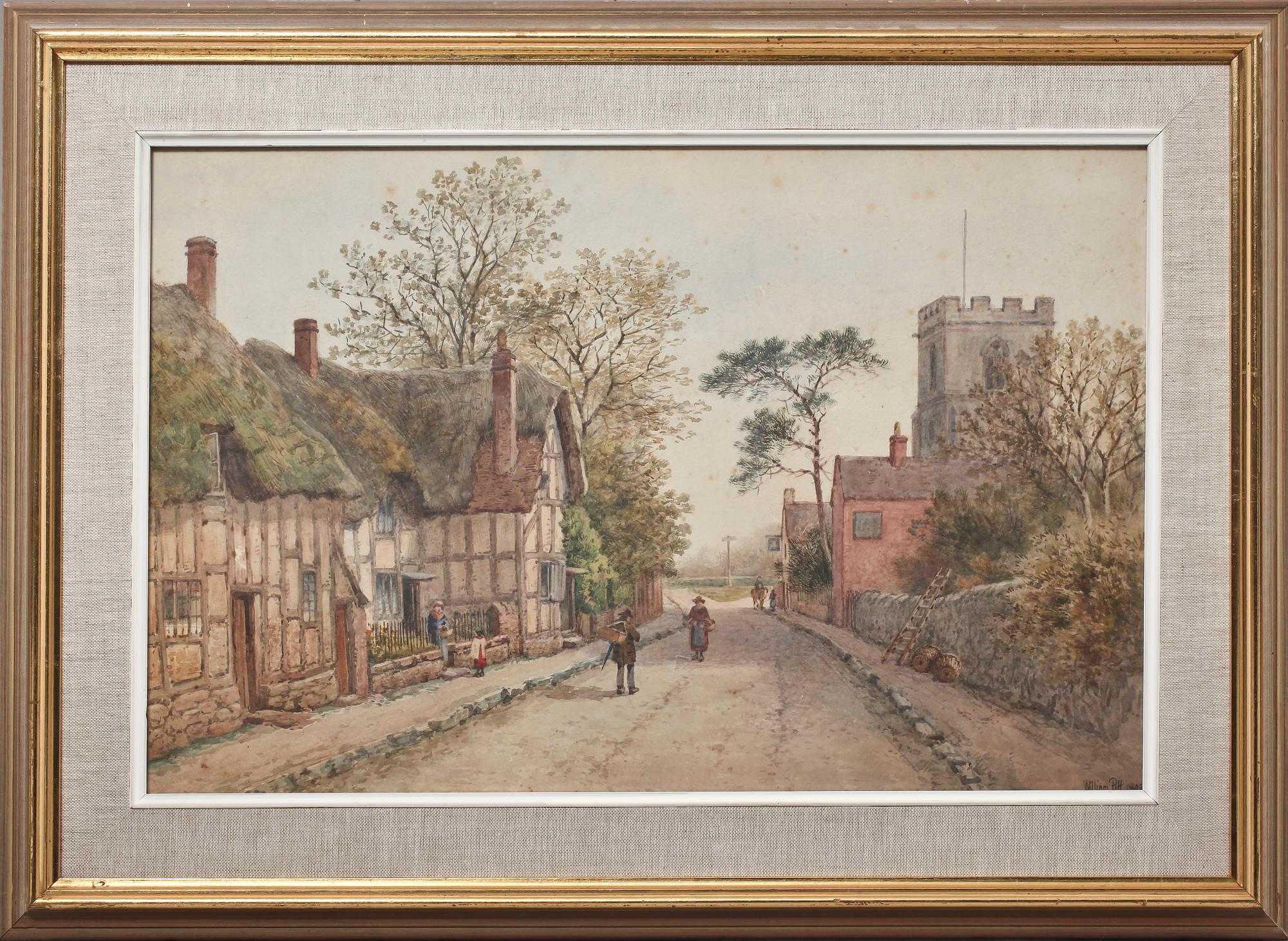 WILLIAM PITT, akvarell, sign o dat 1803 ?.