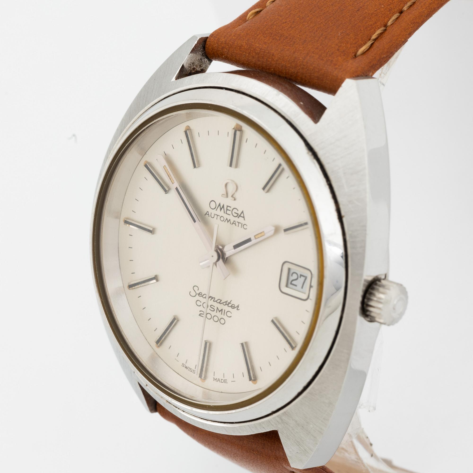 Omega, Seamaster, Cosmic 2000, wristwatch, 38 mm.