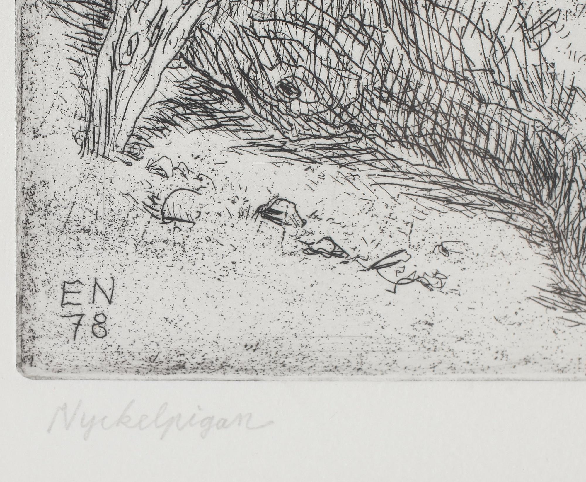 EINAR NORELIUS, 2 st, etsningar, signerade.