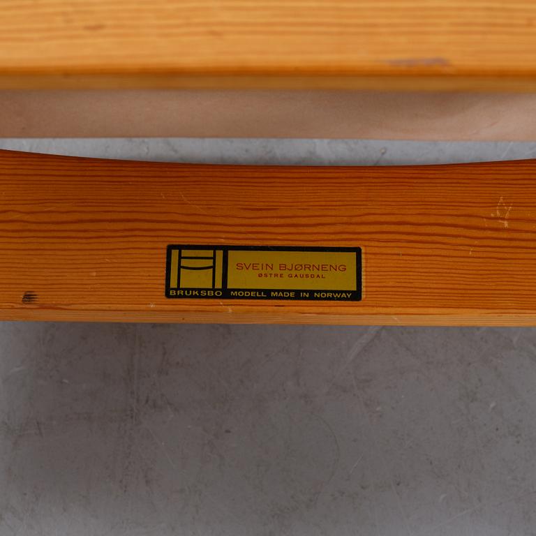 Four chairs by Svein Bjørneng for Bruksbo, Norway.
