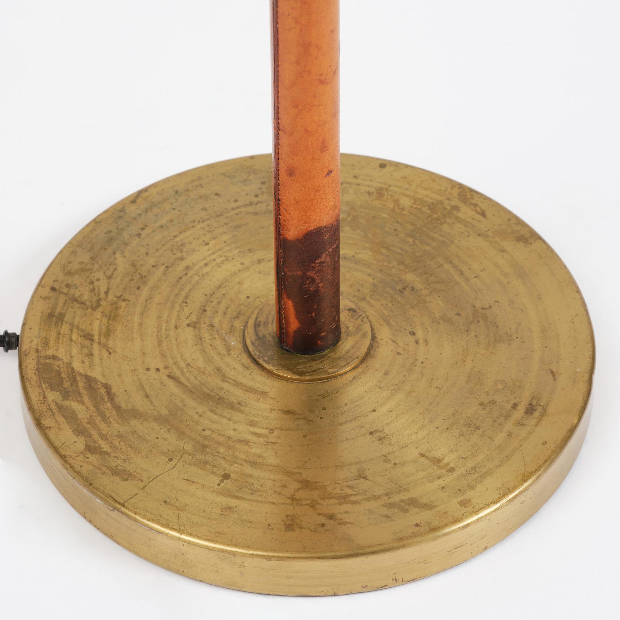 Bertil Brisborg, a rare floor lamp model 32608, Nordiska Kompaniet, Sweden, 1940s-50s.