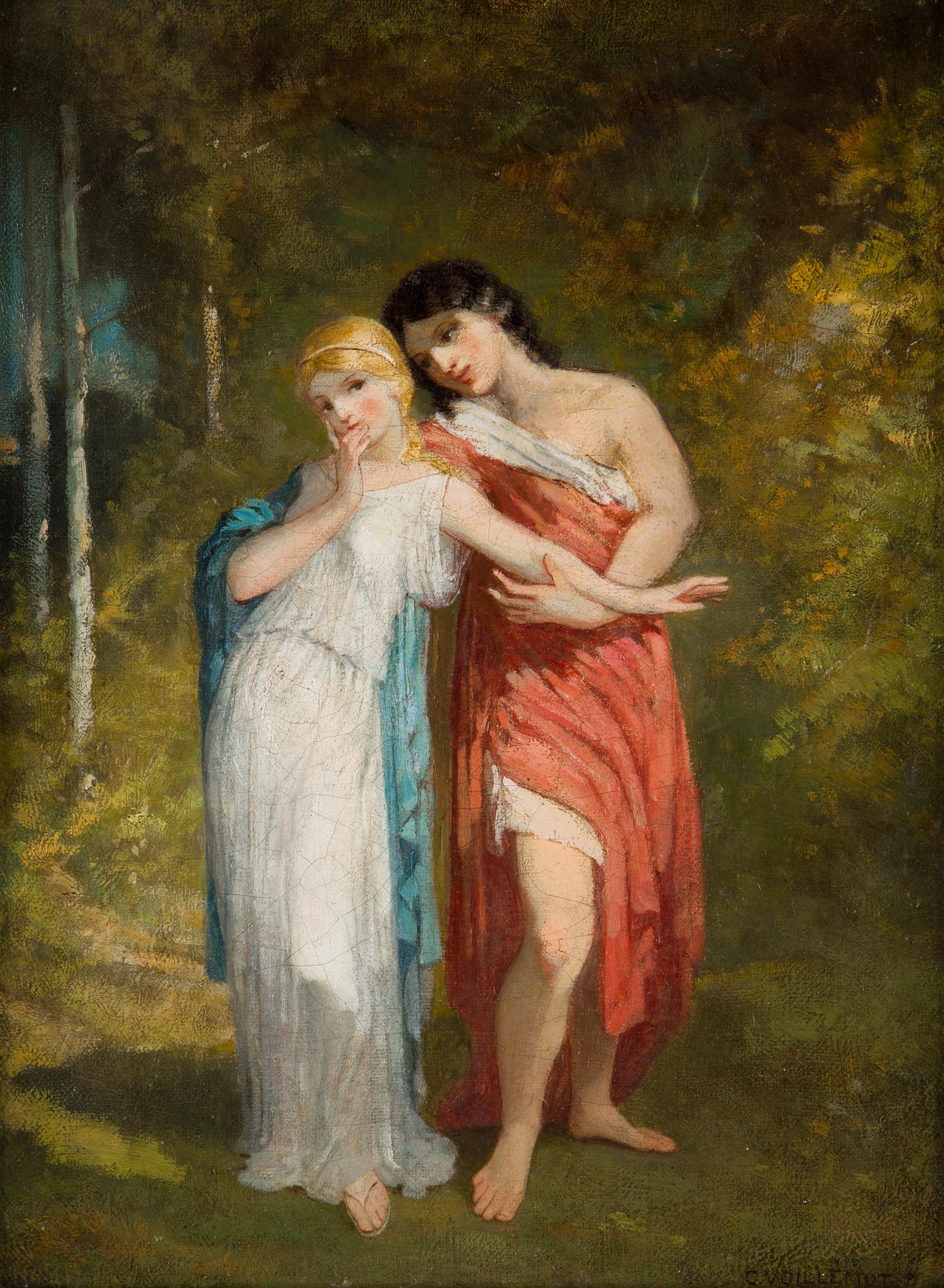 ANDRÉ CHARLES VOILLEMOT, oil on canvas, signed.