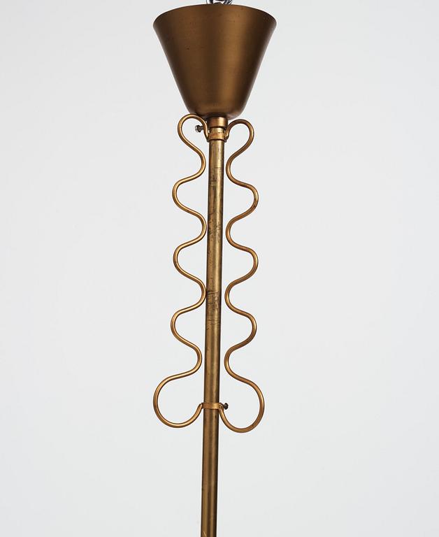 Swedish Modern, a ceiling lamp, 1940s.