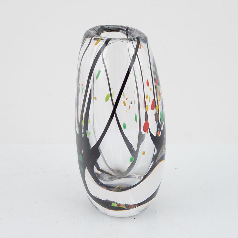 Vicke Lindstrand, Vicke Lindstrand, an 'Autumn' (Höst) glass vase, Kosta glassworks, Sweden,