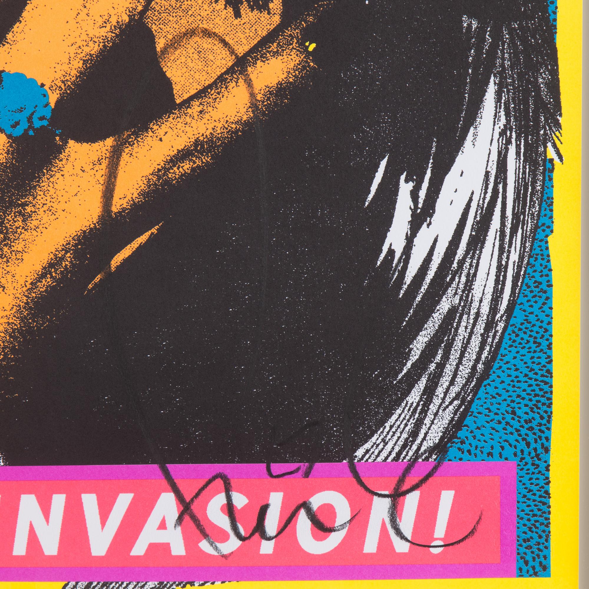 FAILE, "New York invasion !", serigraph, 2015. Ed 200. Signed.