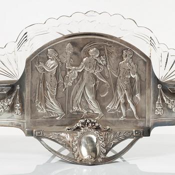 Jardinière, Art Nouveau, Württembergische Metallwarenfabrik (WMF) early 20th century.