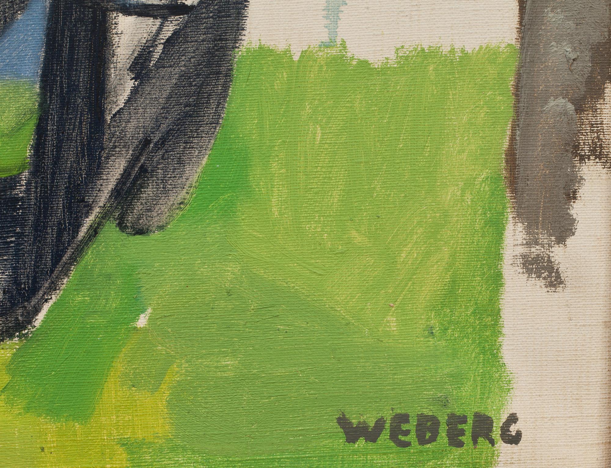 WILLIE WEBERG, olja på duk, signerad.
