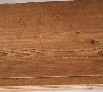 SÄNG, allmoge, 1800-talets mitt.