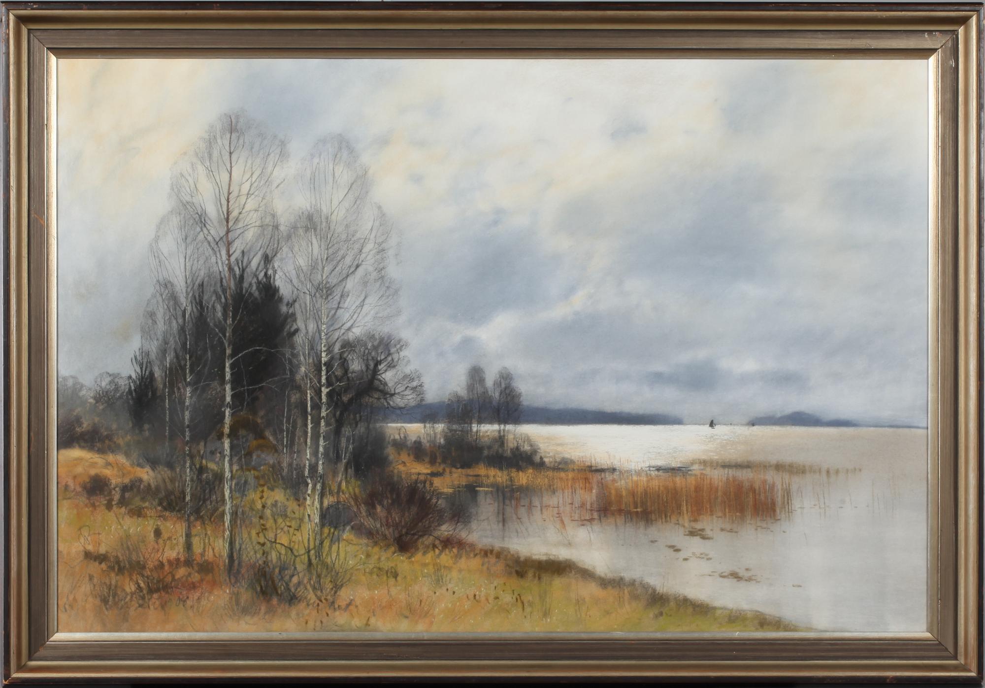 CARL BRANDT, pastell på papper, signerad och daterad -08.