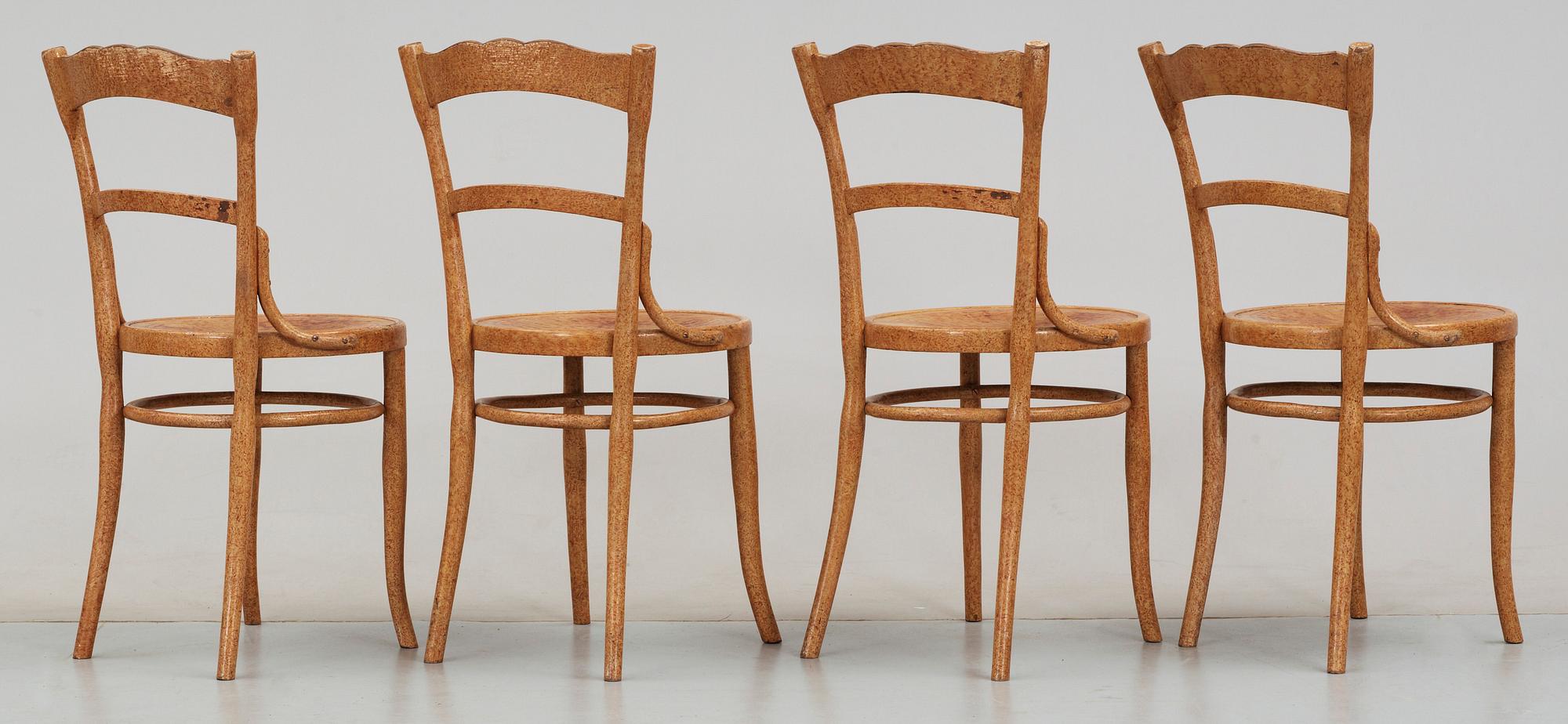 STOLAR, 4 st. J & J Kohn, Wien, 1900-talets första hälft.