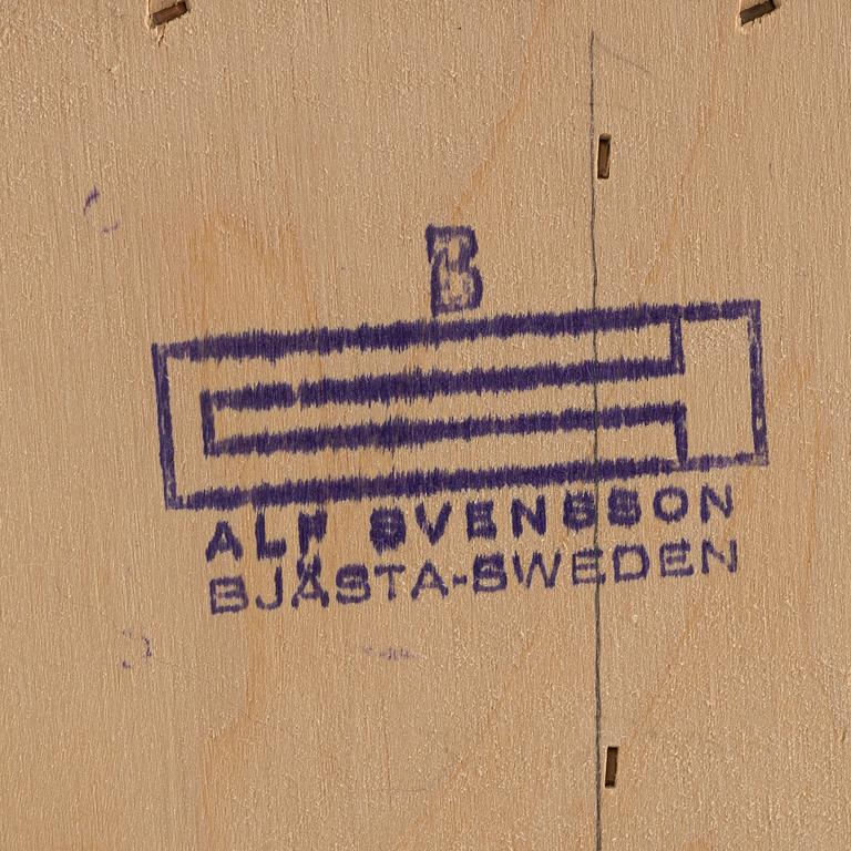 Alf Svensson, an oak sideboard with bookcase, Bjösta, 1960's.