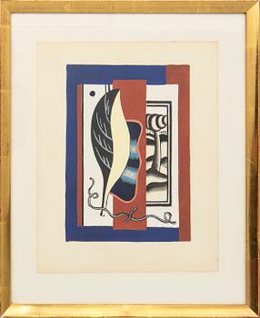 Fernand Léger, after, "The yellow leaf," 1928.