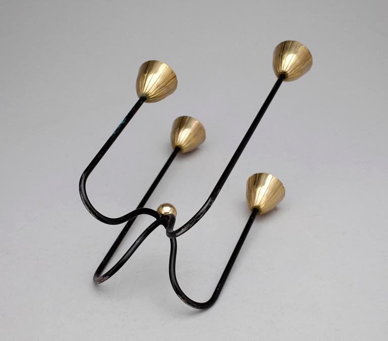 KANDELABER, mässing, Gunnar Ander för Ystad Metall, 1900-tal.