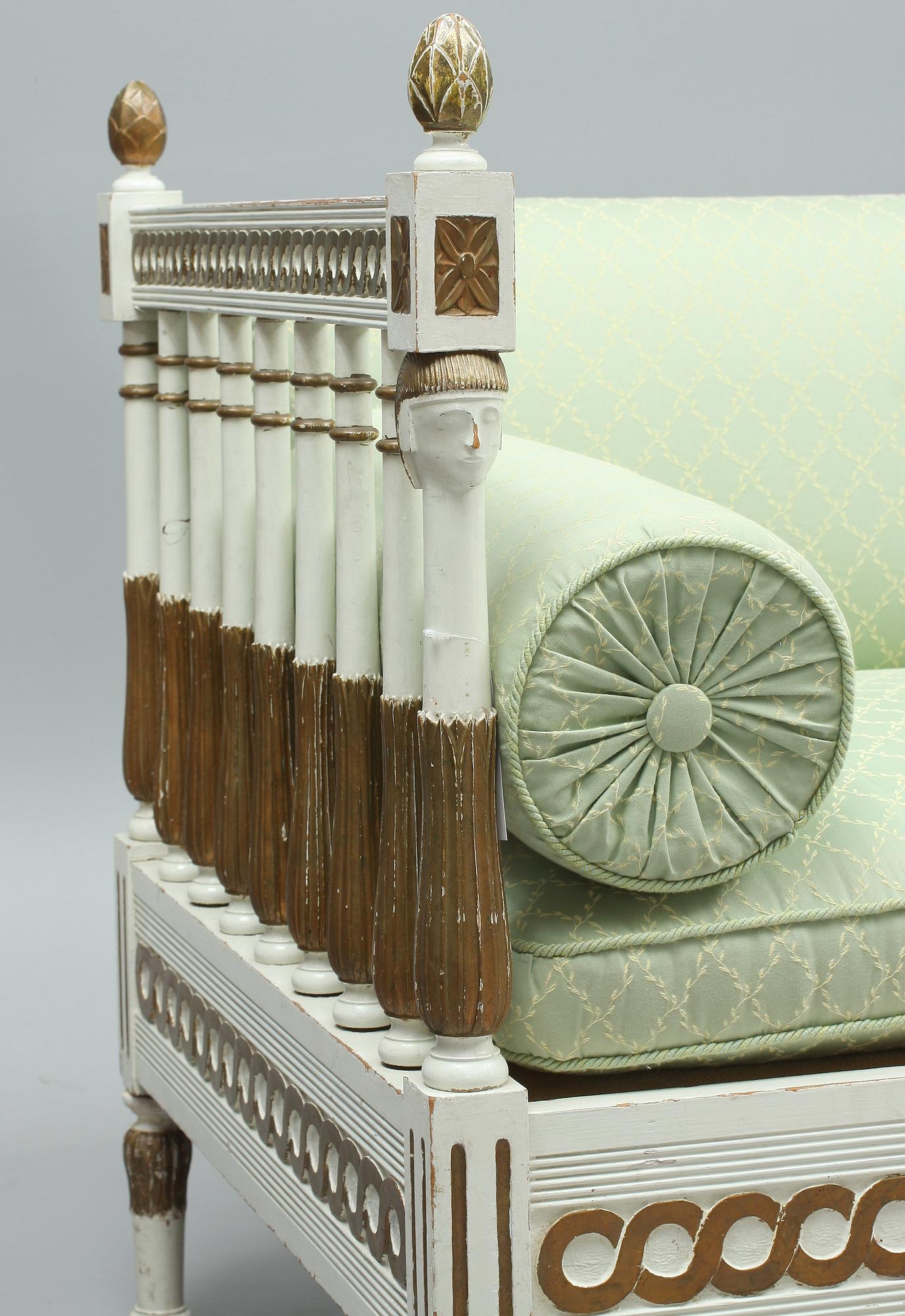 SOFFA, sengustaviansk stil, 18/1900-tal.