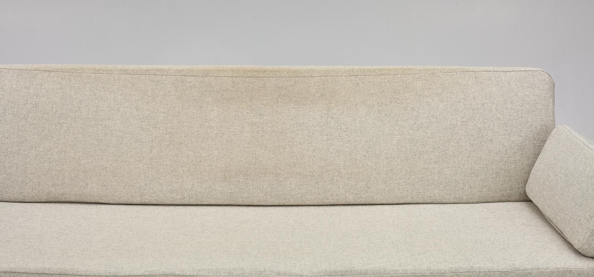 Peter Hvidt & Orla Mølgaard Nielsen, two 'Minerva' sofas and a coffee table, France & Son, Denmark, 1960's.