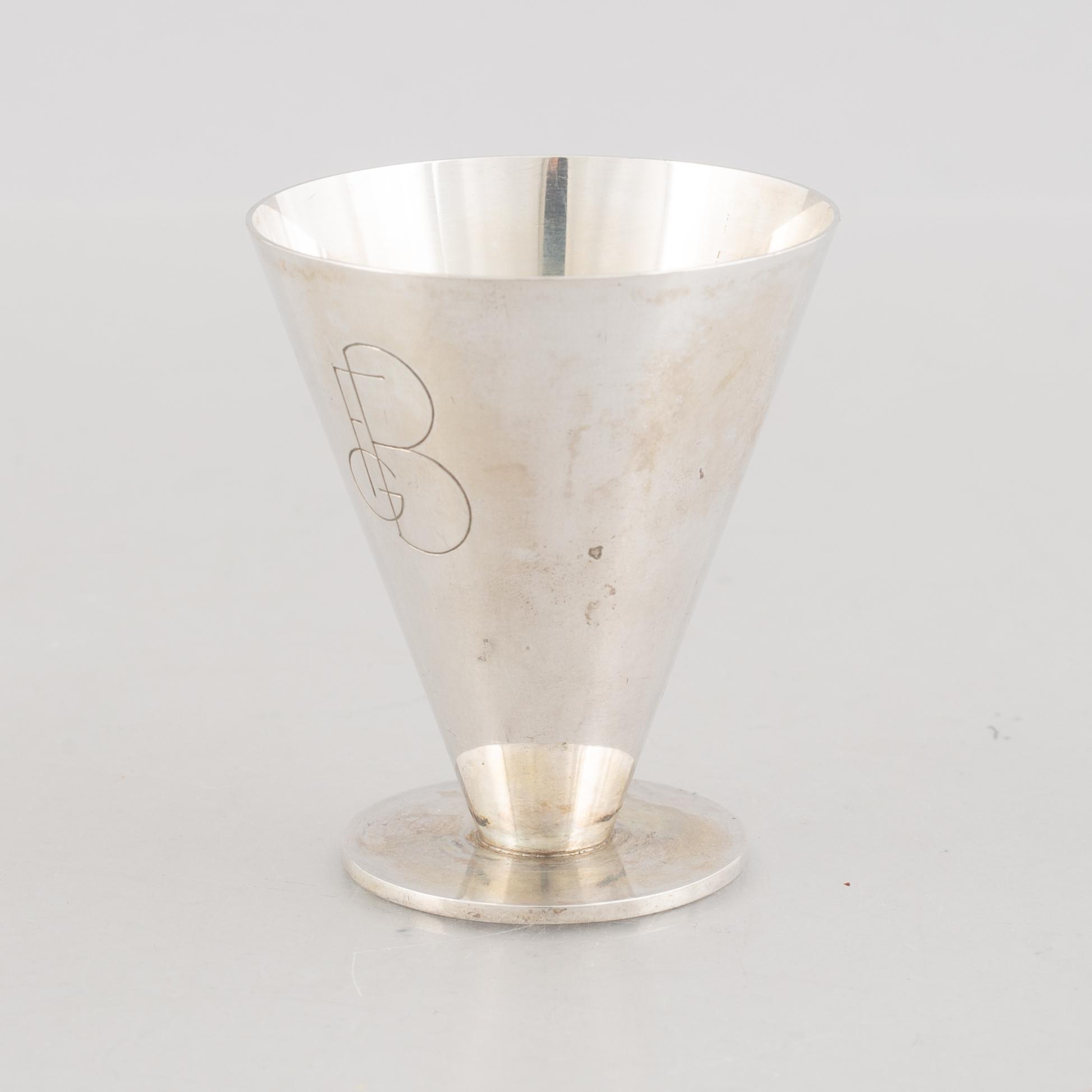 A Swedish Silver Cup, mark of Wiwen Nilsson, Anders Nilsson, Lund 1939.