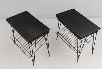 SÄNGBORD, 1 par, 1900-talets mitt.