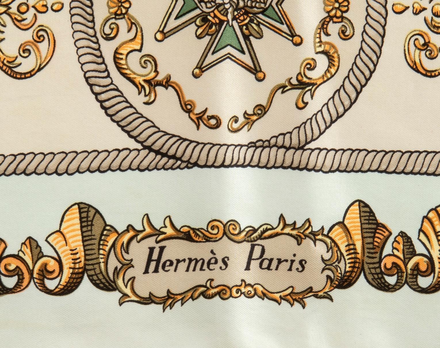 Hermès, scarf "Ludovicus Magnus".