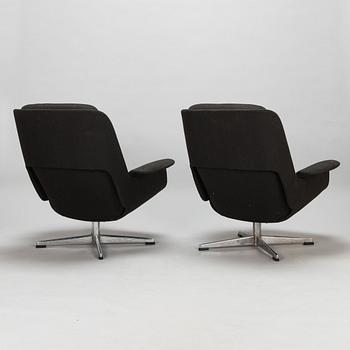 Olli Borg ja Mauri Laatikainen, fåtöljer, ett par, "Rondo", Asko 1960-tal.