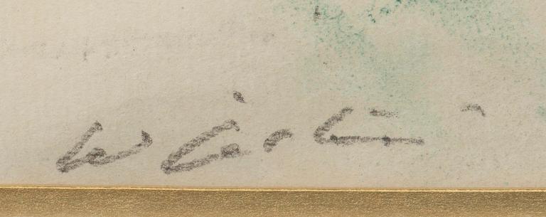 WERNER ÅSTRÖM (FINLAND), pastell, sign.