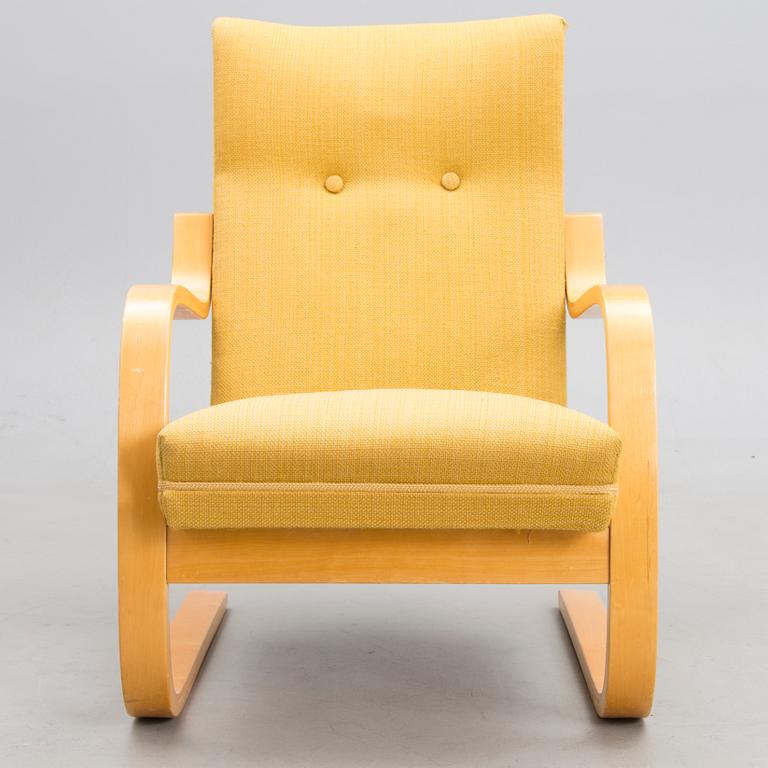 ALVAR AALTO, fåtölj, modell 406, Artek, 1900-talets mitt.