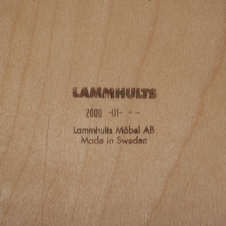 BÖRGE LINDAU & BO LINDEKRANTZ, a pair of 'Solo' easy chairs, Lammhults, 2000.