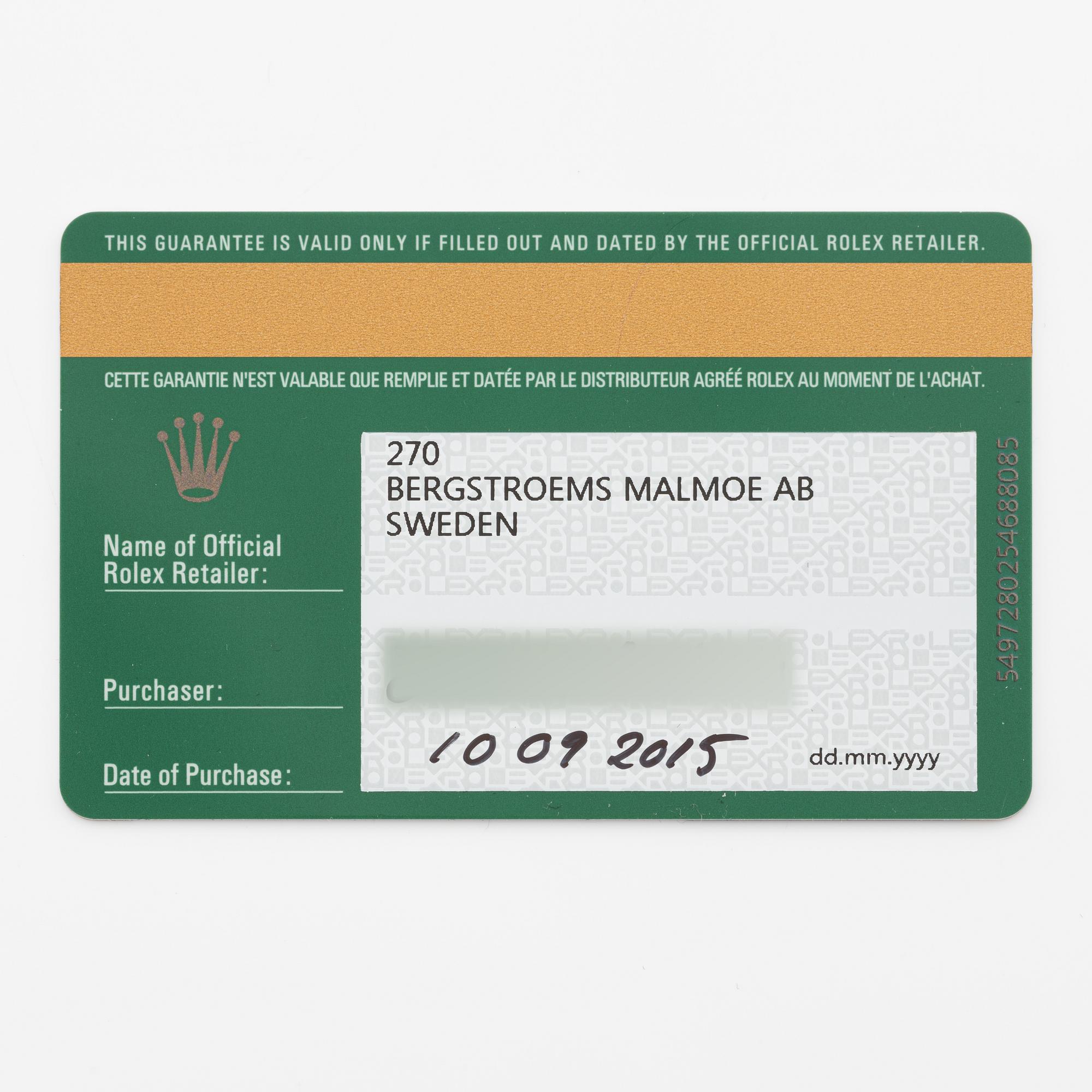 Rolex, Oyster Perpetual, Submariner, wristwatch, 40 mm.