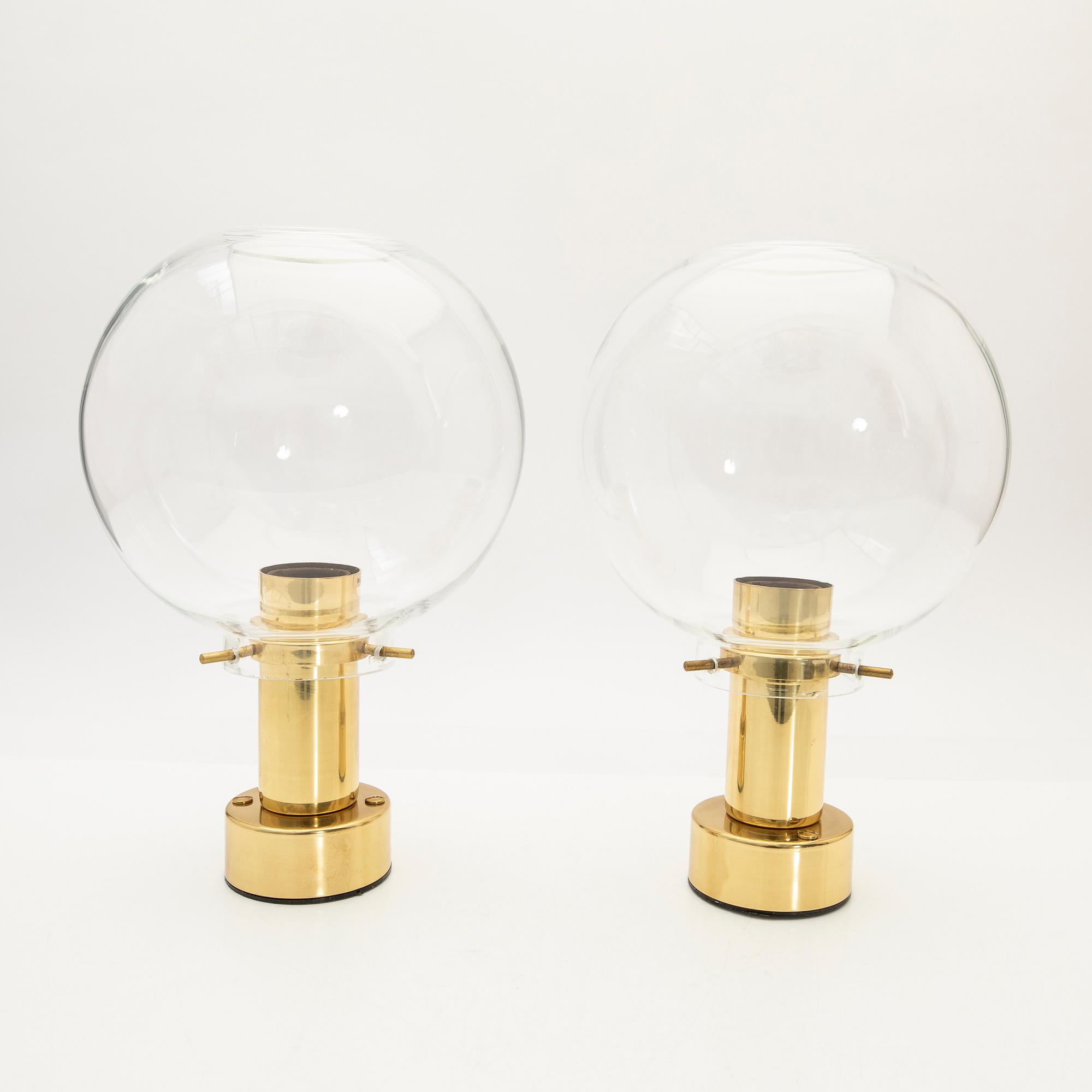 Hans-Agne Jakobsson, Ceiling lamps, 1 pair, T-348/1.