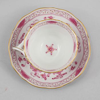 KAFFESERVIS, 14 delar, Meissen, 1900-tal.