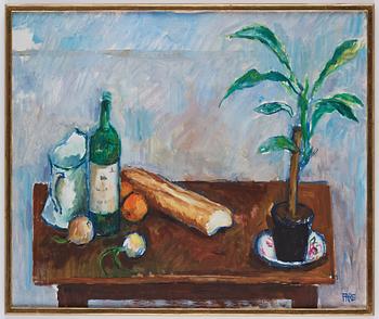 Leopold Fare, "Stilleben med blommande lökar".